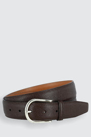 Princeton Pebble Calfskin Leather Belt