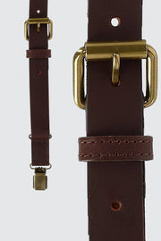 The Bristol Clip End Leather Braces With Elastic Backstrap