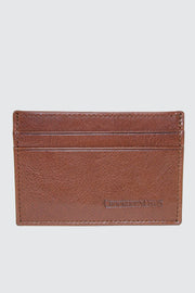 Italian Vachetta Calfskin Leather Card Case